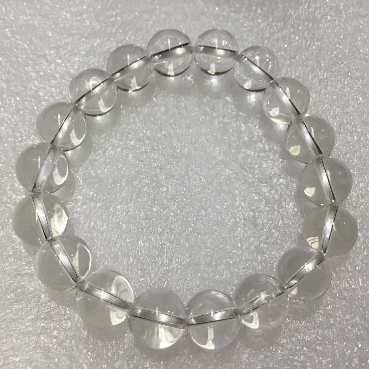 Clear Quartz Beads Bracelet - 10mm Clear Quartz Beads Bracelet - 10mm